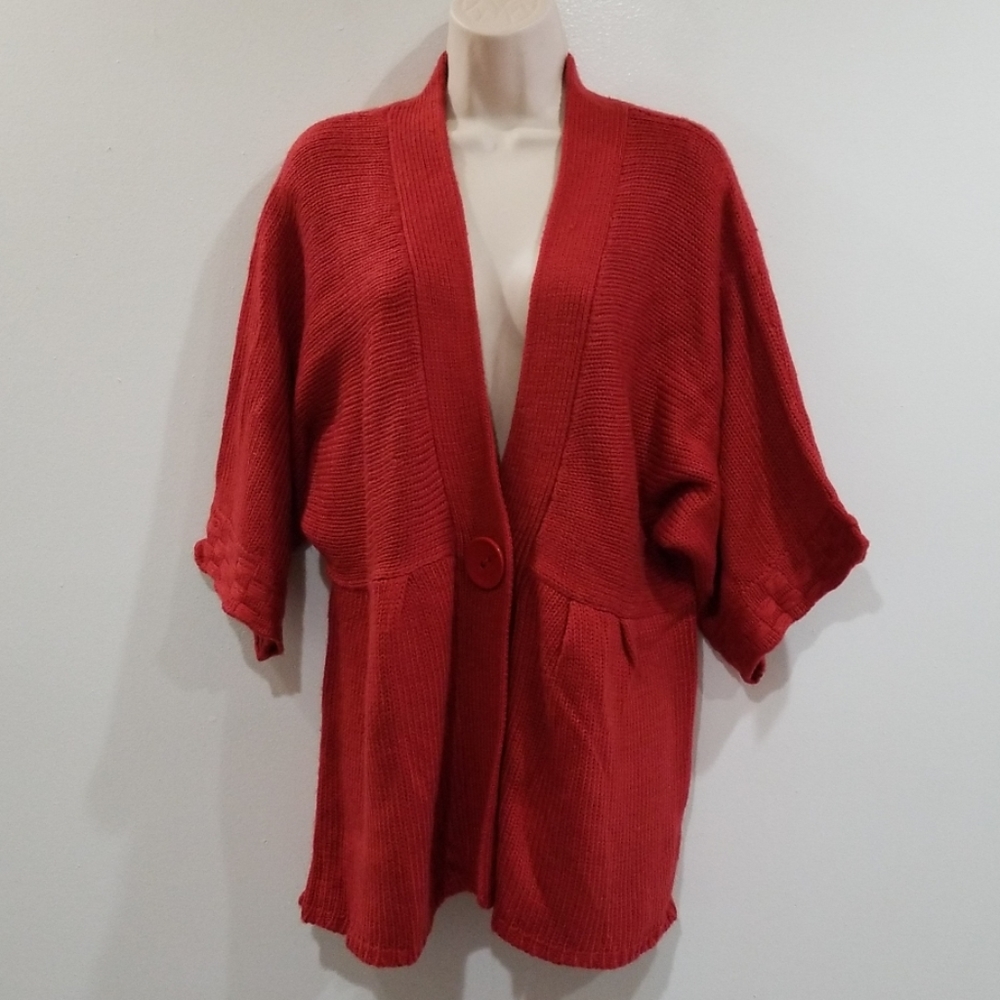United states sweaters burnt orange cardigan